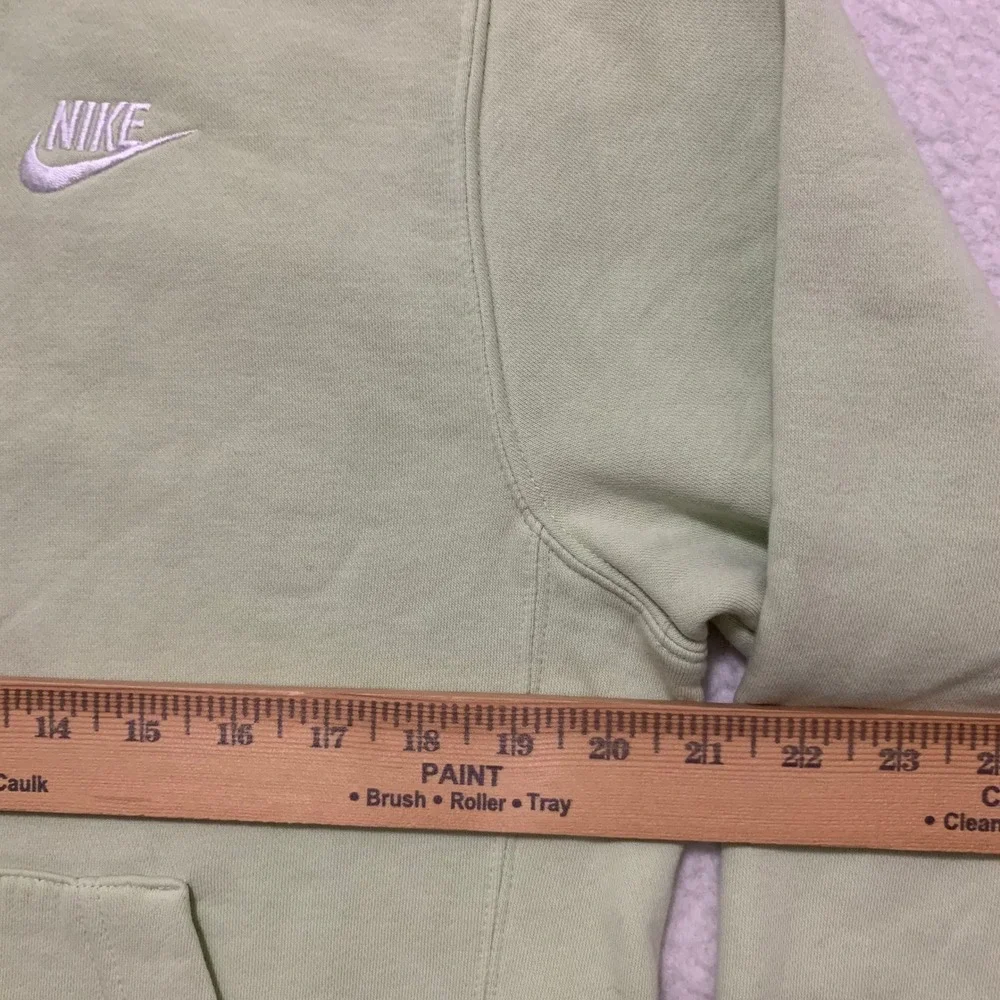 Nike Sportswear Club Fleece Hoodie Mens Small Lime Green Pullover BV2654-383